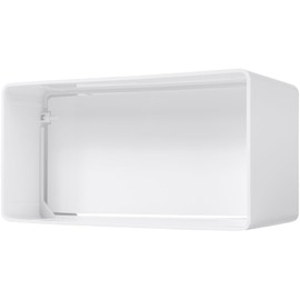 Vent Systems 150 x 75mm Rectangular Duct Connector with Recoil - Pipe Inlet Outlet Coupling - Heating, Cooling, Ventilation Connection - HVAC System Duct Adapter