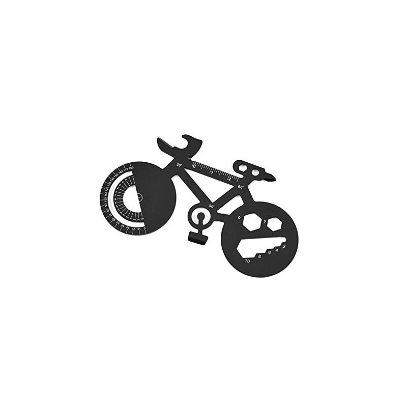 IKAAR Bicycle Shape Wrench Multi Tool Multi-purpose Mountain Bike Spoke