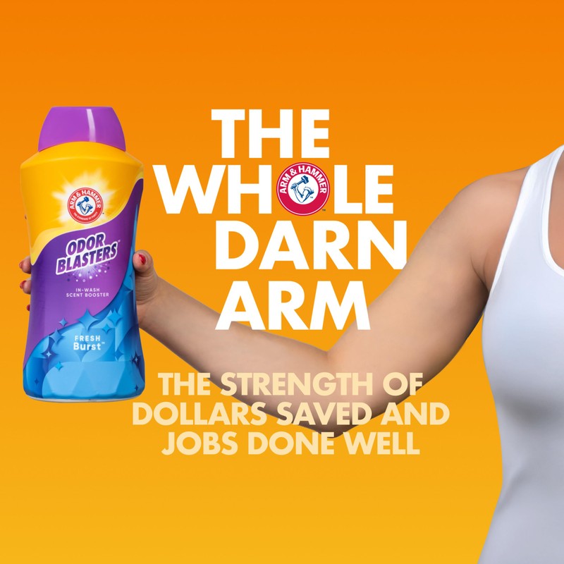 ARM & HAMMER Odor Blasters In-Wash Scent Booster, Laundry Scent