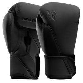 Hayabusa T360 Boxing Gloves – Revolutionary Hand Ergonomics | Empowering Wrist Support | Single or Dual Strap Closure | Training, Sparring, Heavy Bag - Black, 16oz
