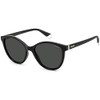 Polaroid Unisex Sunglasses, 807/M9 Black