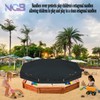 Octagon Sandbox Cover, 600D Waterproof Oxford Cloth with Two Warning