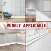 Vinyl Baseboard Molding Trim 4 Inch x 20 Feet Peel