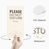 Putuo Decor Señal de PVC Please do not disturb/Welcome -