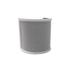 EINEY Pop Guard for Microphone Noise Cancelling Pop Blocker Metal Mesh Filter with Sponge Layer for Recording, Vocal, Distribution, Narration, Game Playing, Podcast