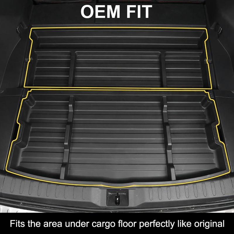 AutoQi For 2019-2025 Toyota RAV4 Trunk Hidden Storage Box, SUV