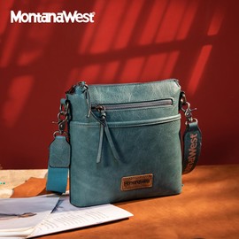 Montana West Crossbody Bag for Women Small Cross Body Bag Purses Lightweight Travel Side Purse Shoulder Purses with Guitar Strap MWC-216TQ