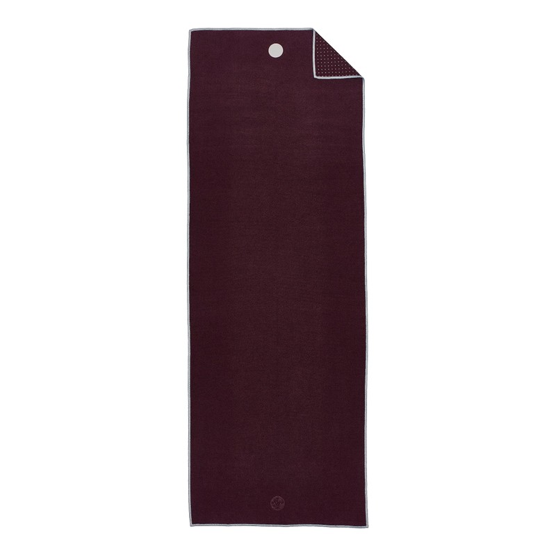 Manduka Yogitoes Yoga Towel for Mat, Non-Slip and Quick Dry