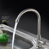 G1/2in Thread Stainless Steel Single Cold Single Hole Sink Water