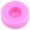 Mujiang 3D Round Tire Fondant Mold Truck Wheel Silicone Molds