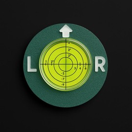 UP Hill Golf Ball Marker Round Mark with Level Function Green Metal Ball Position Marker for Golf Equipment 1.37 x 1.38 x 0.27 inches:_Green