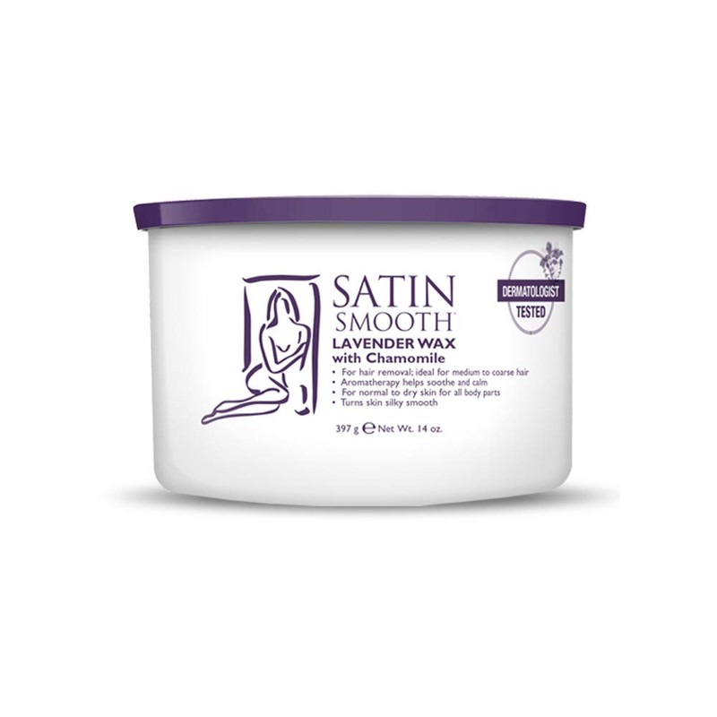 Satin Smooth Lavender Wax with Chamomile, Facial and Full Body