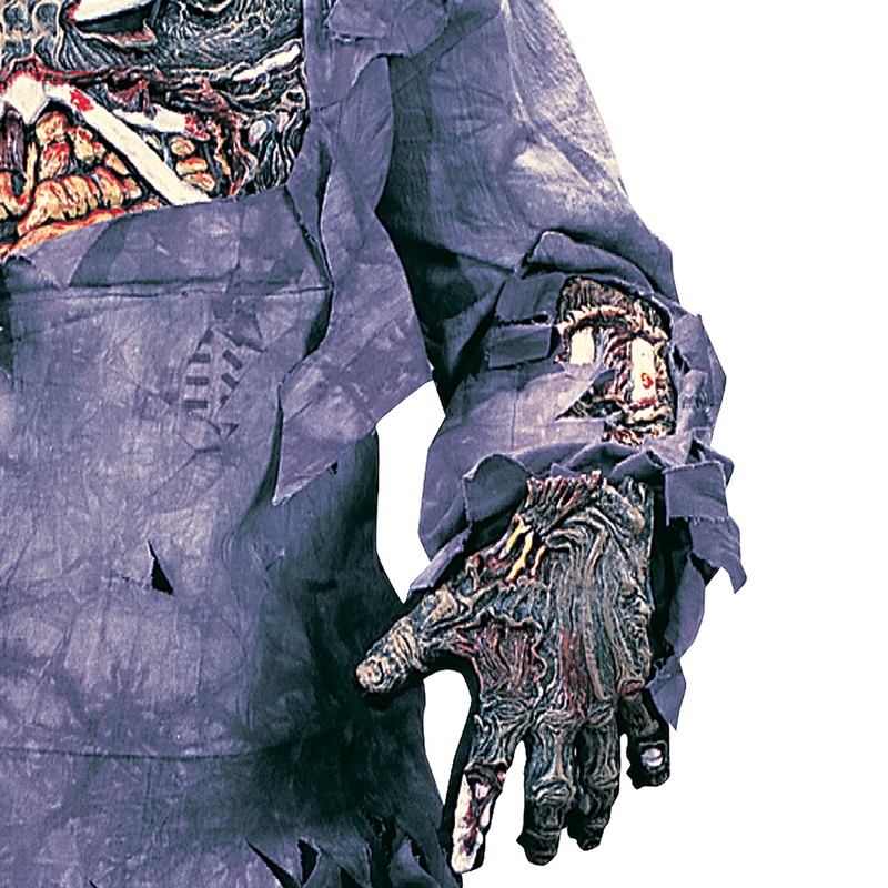 Fun World Complete Zombie Costume, Small 4-6, Multicolor
