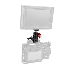CAMVATE Mini Ball Head with NATO Clamp for 1/4"-20 DSLR Camera Monitor