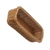 DOITOOL Woven Flatware Basket, Wicker Cutlery Basket, Imitation Rattan Chopsticks