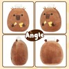 Cuteoy 13.5" Capybara Plush Pillow Cute Plush Toy Soft Stuffed