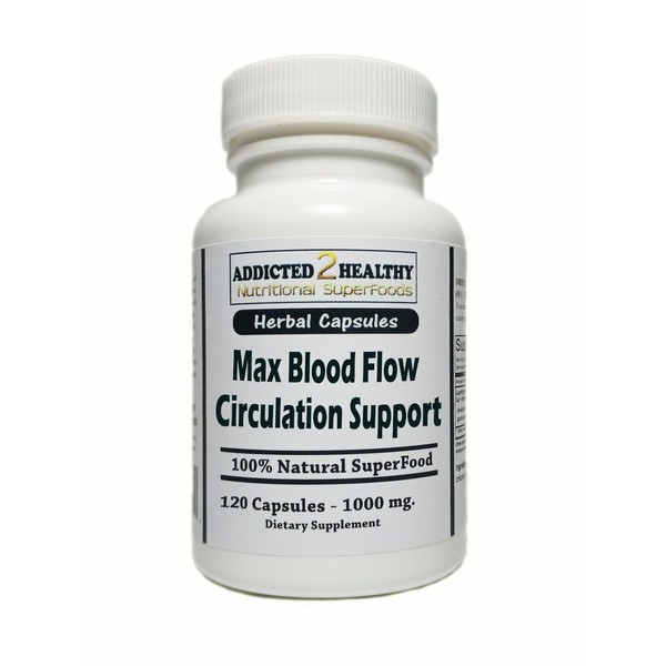 Addicted 2 Healthy 120 Max Blood Flow Circulation Support Capsules|Beet
