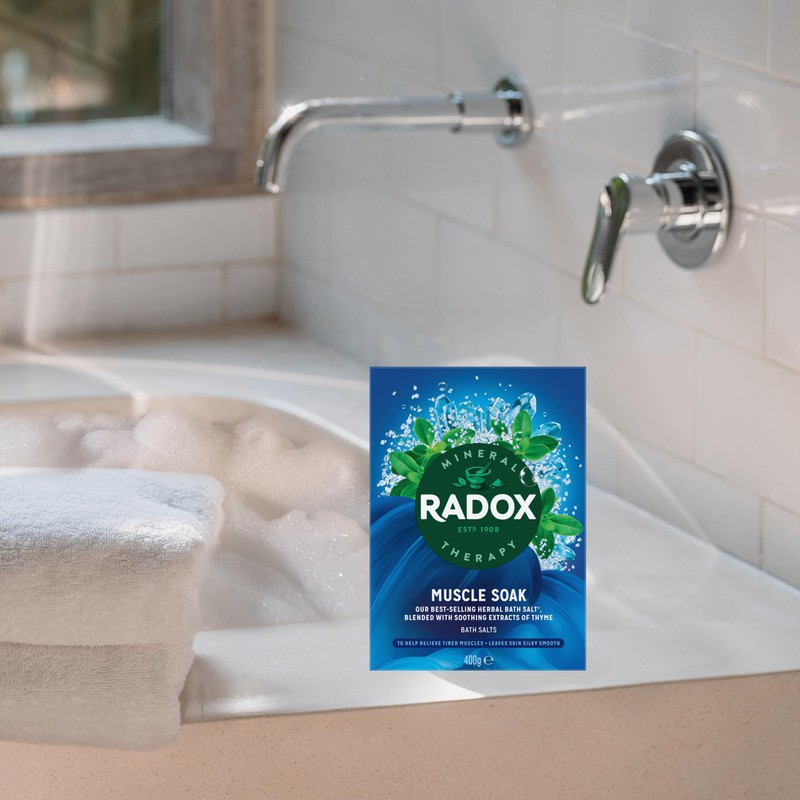 Radox Mineral Therapy Muscle Soak Bath Salts uniquely blended bath