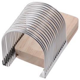 Benytro Stainless Steel Bread Slicer- Bread Slicer for Homemade Bread-Kitchen Baking Tools-Makes Cutting Bagels or Even Bread Slices Easy