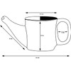 HealthGoodsIn Ceramic Neti Pot, Spill Proof with 5 Sachet Neti
