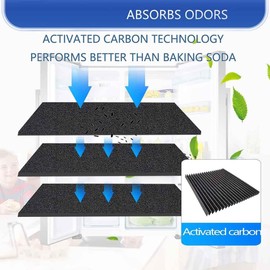 Refrigerator Air Filter Compatible with Frigidaire Pureair Ultra 2, Pure Air Ultra 2, Pureair Ultra ii, Electrolux 242047805, 5303918847, EAP12364179 (6 Pack)