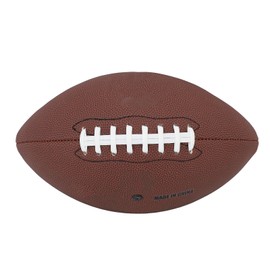 Size 9 Football PU Sports Football Abrasion Impact Resistant Training Football Outdoor Match Practice Football for Kids Adults Brown