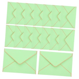 DOITOOL 20Pcs Elegant Blank Invitation Envelopes Portable Trimmed Cards for Weddings Parties and Special Events for DIY Greetings and Invitations