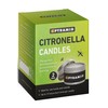 Pyramid Citronella Candles - 2 Candles in Screw Top Tins