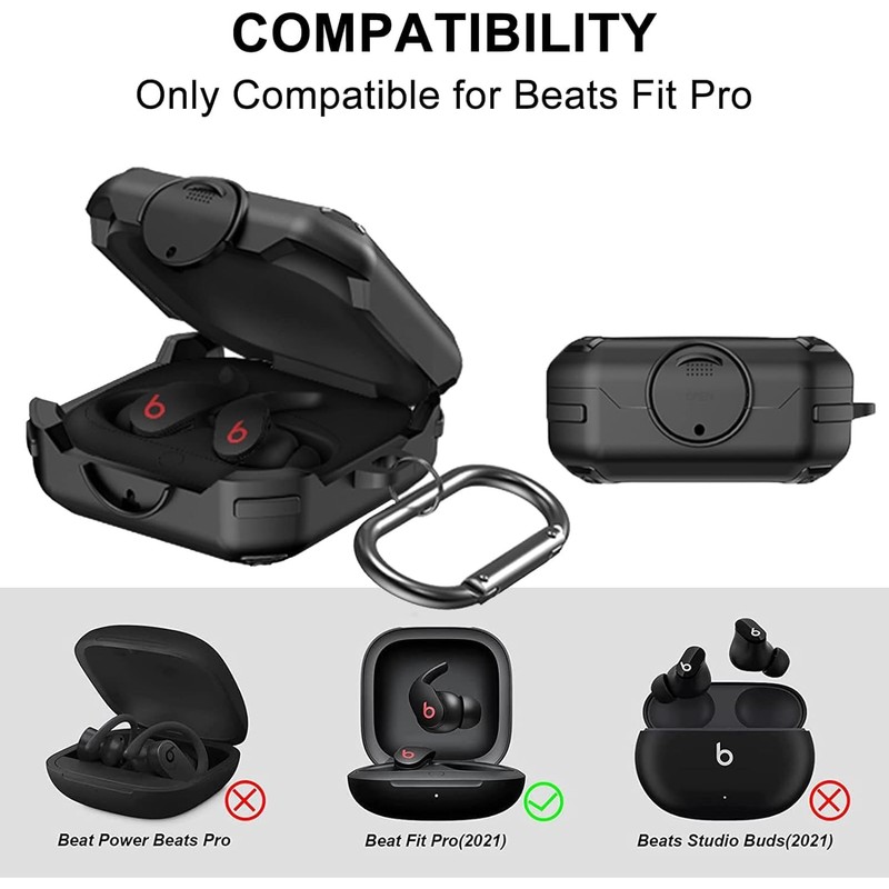 Protective Armor Cover Compatible with Beats Fit Pro 2021 -