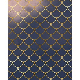 Blush and Navy Mermaid Scales Composition Notebook - Large Ruled Notebook - 8x10 Lined Notebook (Softcover Journal / Notebook / Diary) (8x10 Lined Softcover Notebook, Band 59)