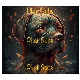 Unbranded 20oz Sublimation Tumbler Wrap Black Dog Ready To Press Heat Transfer