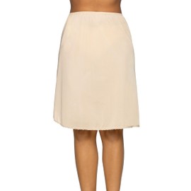 Vanity Fair womens Everyday Layers Single Slit Half Slip, Damask Neutral, Large / 24" L