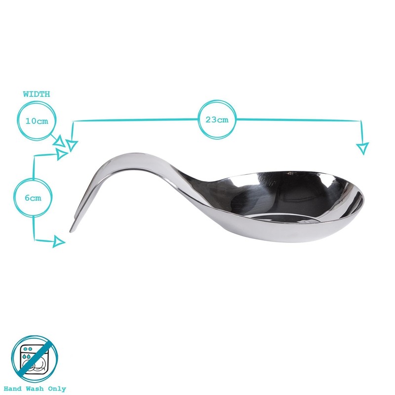 Argon Tableware - Stainless Steel Spoon Rest - Pack of