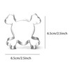 WJSYSHOP Skull and Crossbones Shape Cookie Cutter
