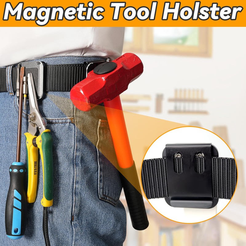 otuiaim Magnetic Tool Holder Belt Clip - Easy Access to