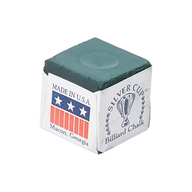 Silver Cup Set of 6 Spruce Billiard Pool Cue Chalk