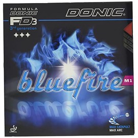 DONIC MAX AL063 Table Tennis Blue Fire M1 Soft Rubber Backing Red