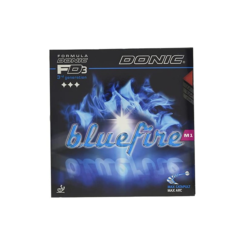 DONIC MAX AL063 Table Tennis Blue Fire M1 Soft Rubber