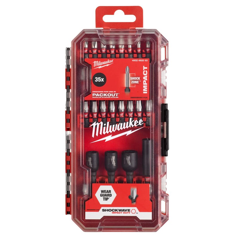 Milwauke Shockwave Impact Duty Bit Set (35 Pieces)