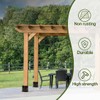 Floor Flange 2x2 Mounting Bracket Square Fence Pole Flange Base