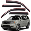 Lightronic In-Channel Window Vent Visors Rain Guards Deflectors For 2009-2015