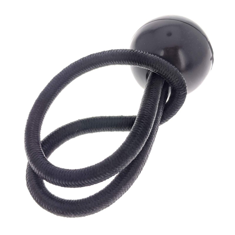 ASR Outdoor Black Stretch Cord with Black Ball - Rubber,