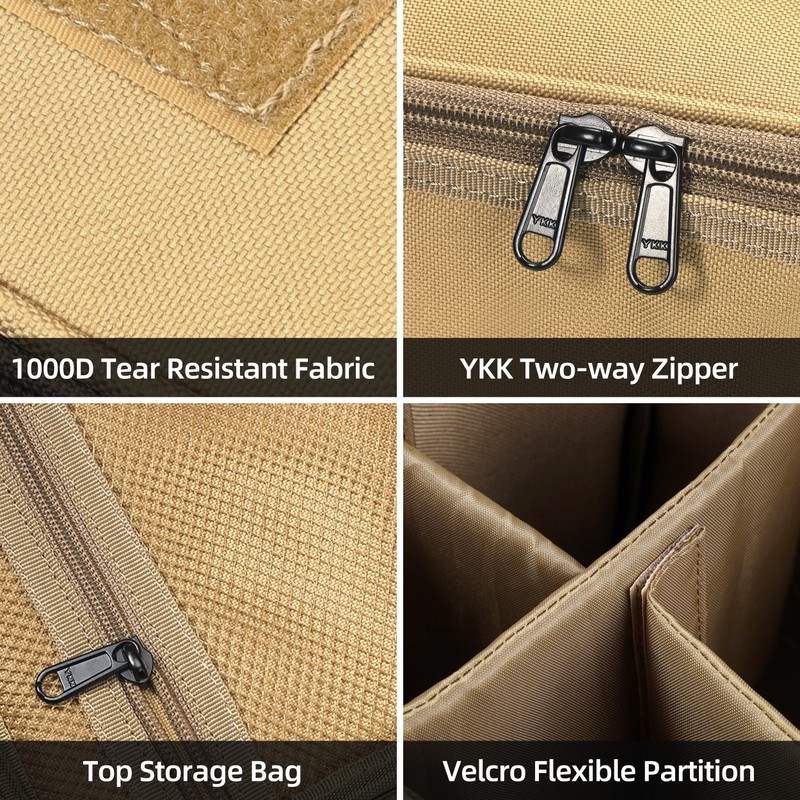 Thous Winds Tactical Camping Storage Bag 9.6L, Olive Green