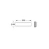 GROHE 37489000 | Extension for Concealed Cisterns, White, 200mm