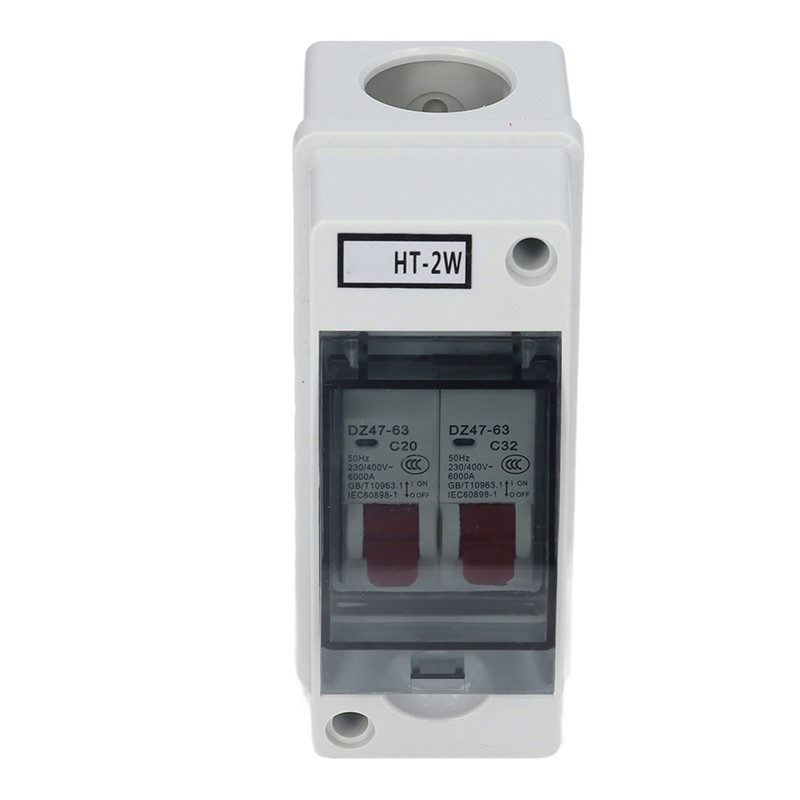 Distribution Box IP65 Waterproof 2 Way Flame Retardant MCB C