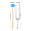 528HZ Aluminum Alloy Tuning Fork Wood Hammer Sound Healing Therapy