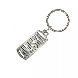Alaska Keychain A636KC 2 In. State Pride Travel Souvenir Nature Gift Made in USA