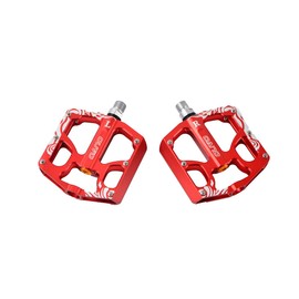 Hoyabb Mountain Bicycle Pedal, Aluminum Alloy Bicycle Pedals, Flat Platform Pedals for BMX MTB 9/16"