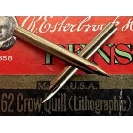 Esterbrook 2 Vintage Esterbrook 62 Crow Quill Lithographic Dip Pen Nibs