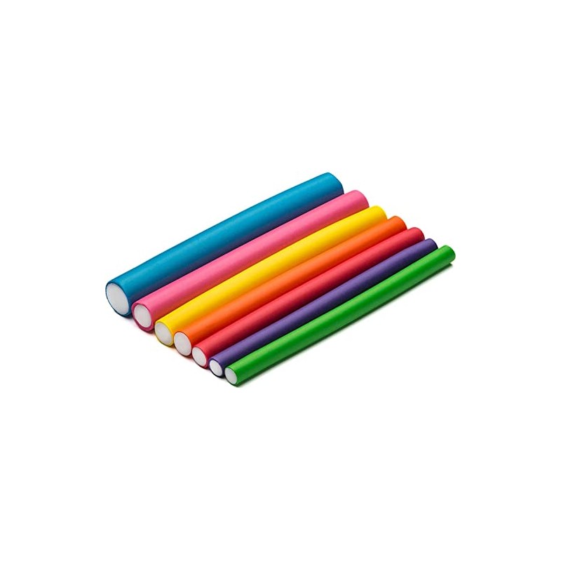 Tifara Beauty paquete de 42 ruleros flexibles, 7 pulgadas